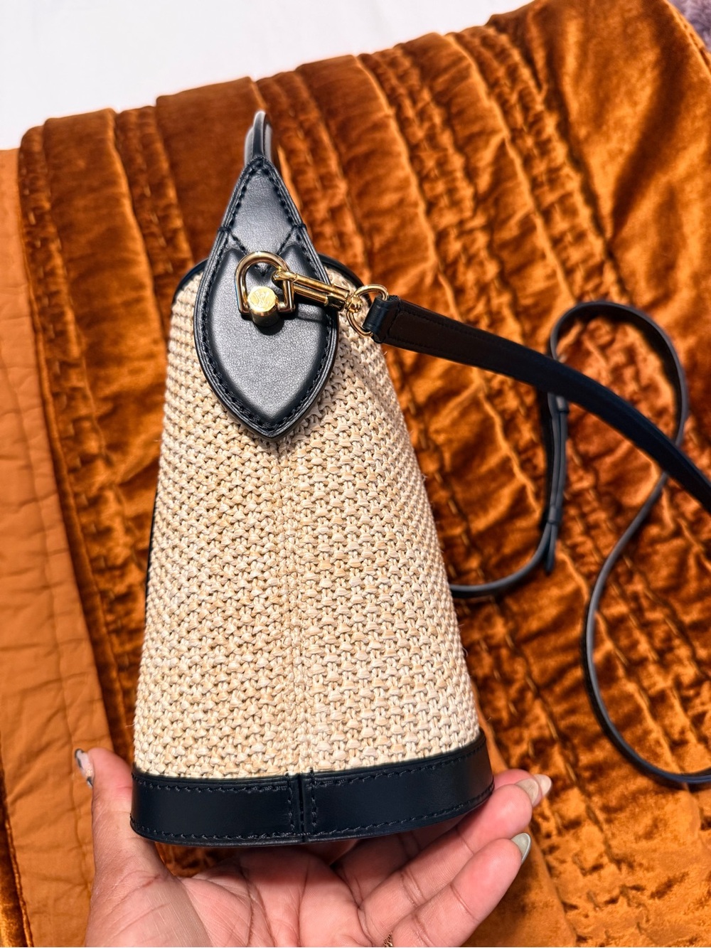 Louis Vuitton Petit Bucket Raffia Bag - Picture 4 of 7